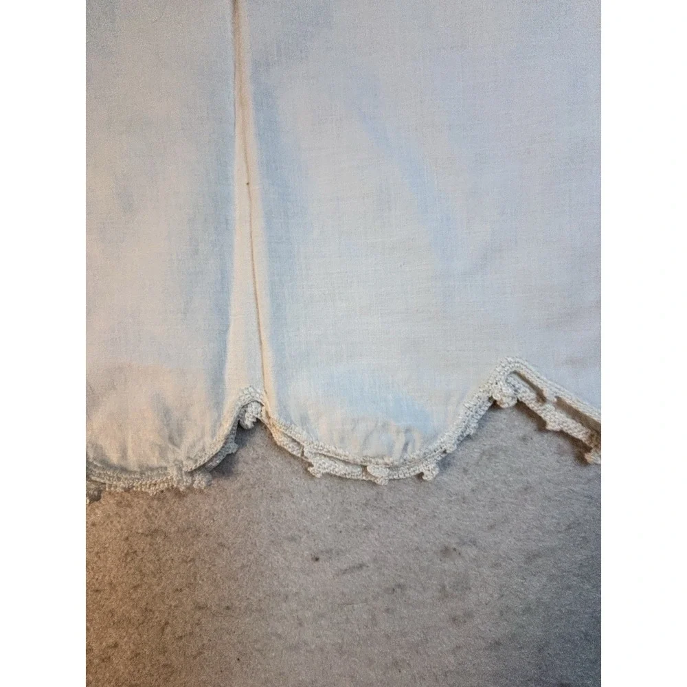Vintage Baby 6 Months Day Gown‎ And Cotton Shift With Hand Embroidery 2Pc